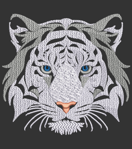 White Tiger (2 Hoop Sizes)