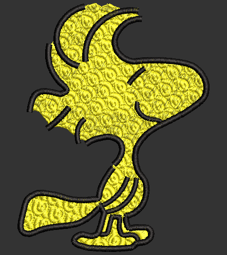 Woodstock, from Peanuts - Embroidery Design. Not Included in this download.