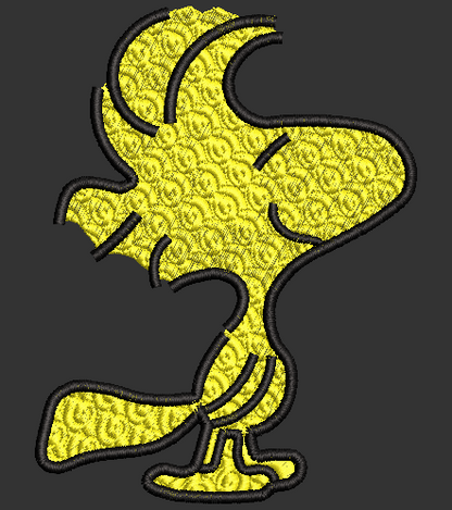 Woodstock, from Peanuts - Embroidery Design. Not Included in this download.