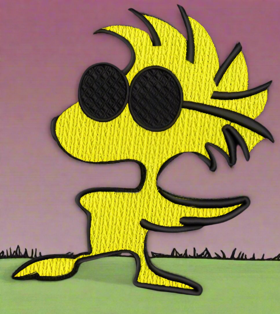 Peanuts - Woodstock Wears Shades - Design & Applique