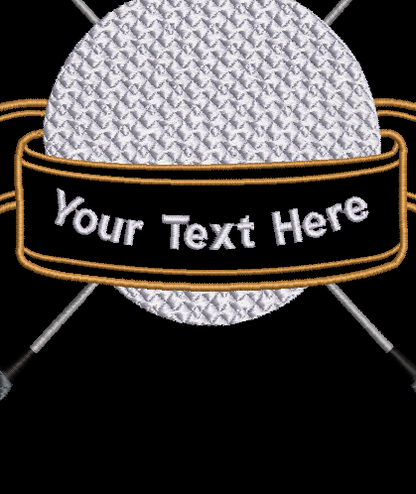 Custom Your Text Here Golf Banner