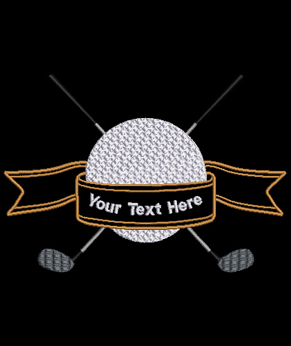 Custom Your Text Here Golf Banner