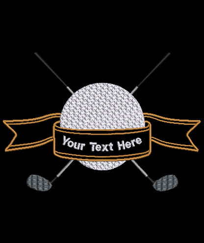 Custom Your Text Here Golf Banner