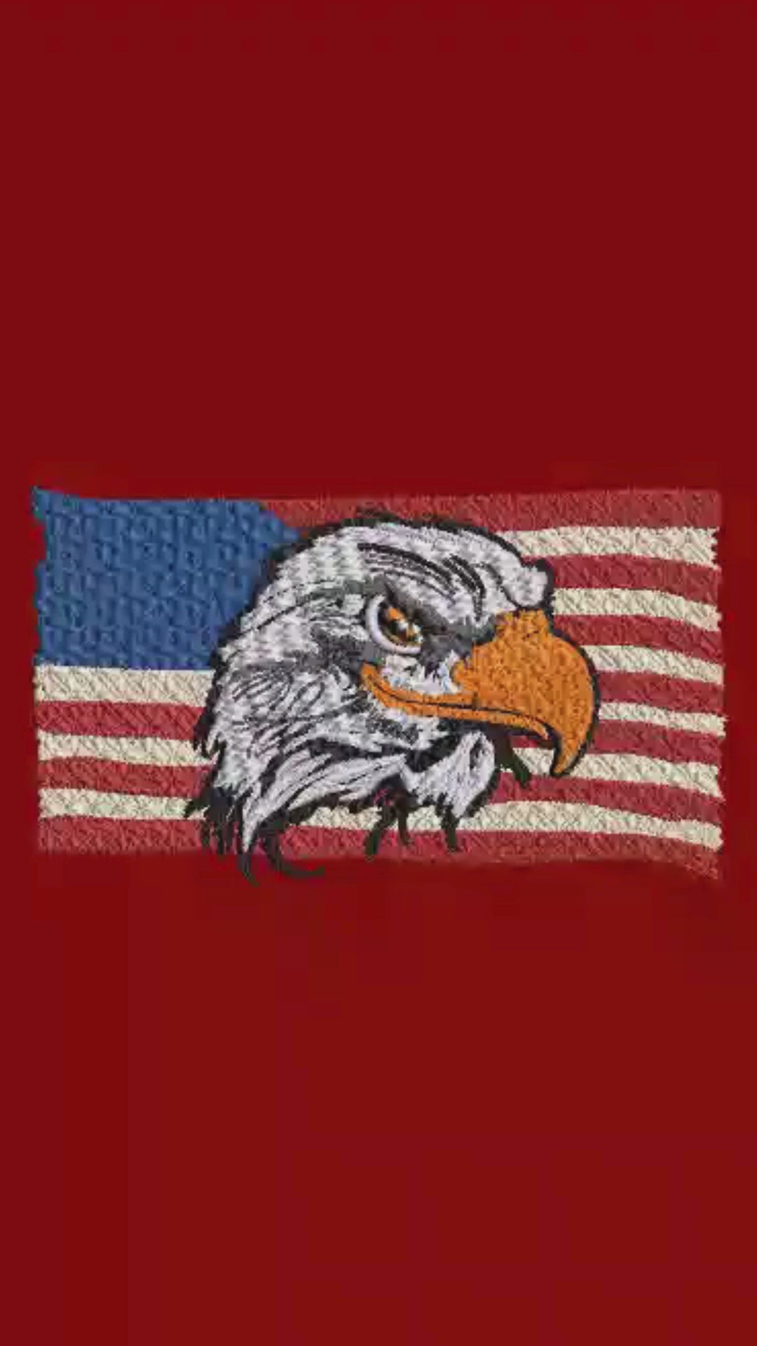 Eagle 03 Design Stitching Out