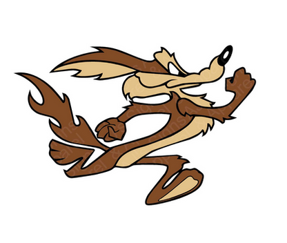 Wile E Coyote Design & Applique